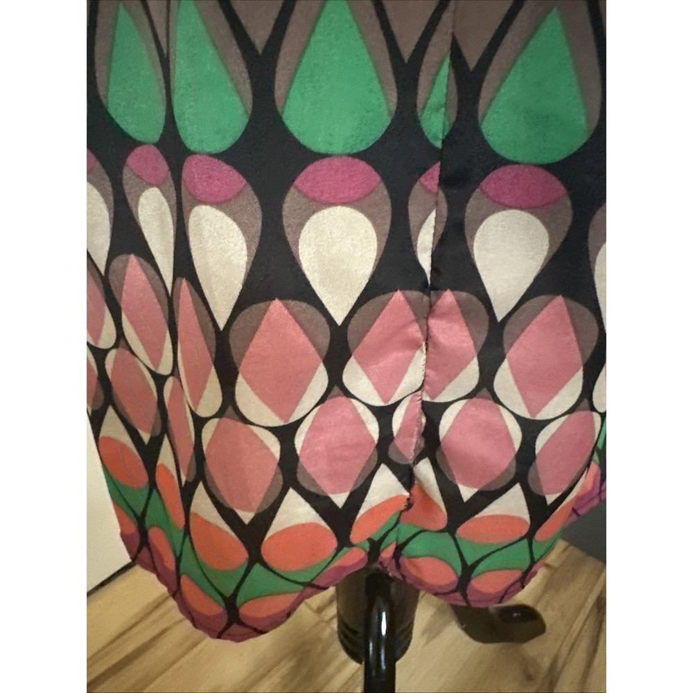 Bepop sundress geometric teardrop‎ belted size small - Picture 9 of 12
